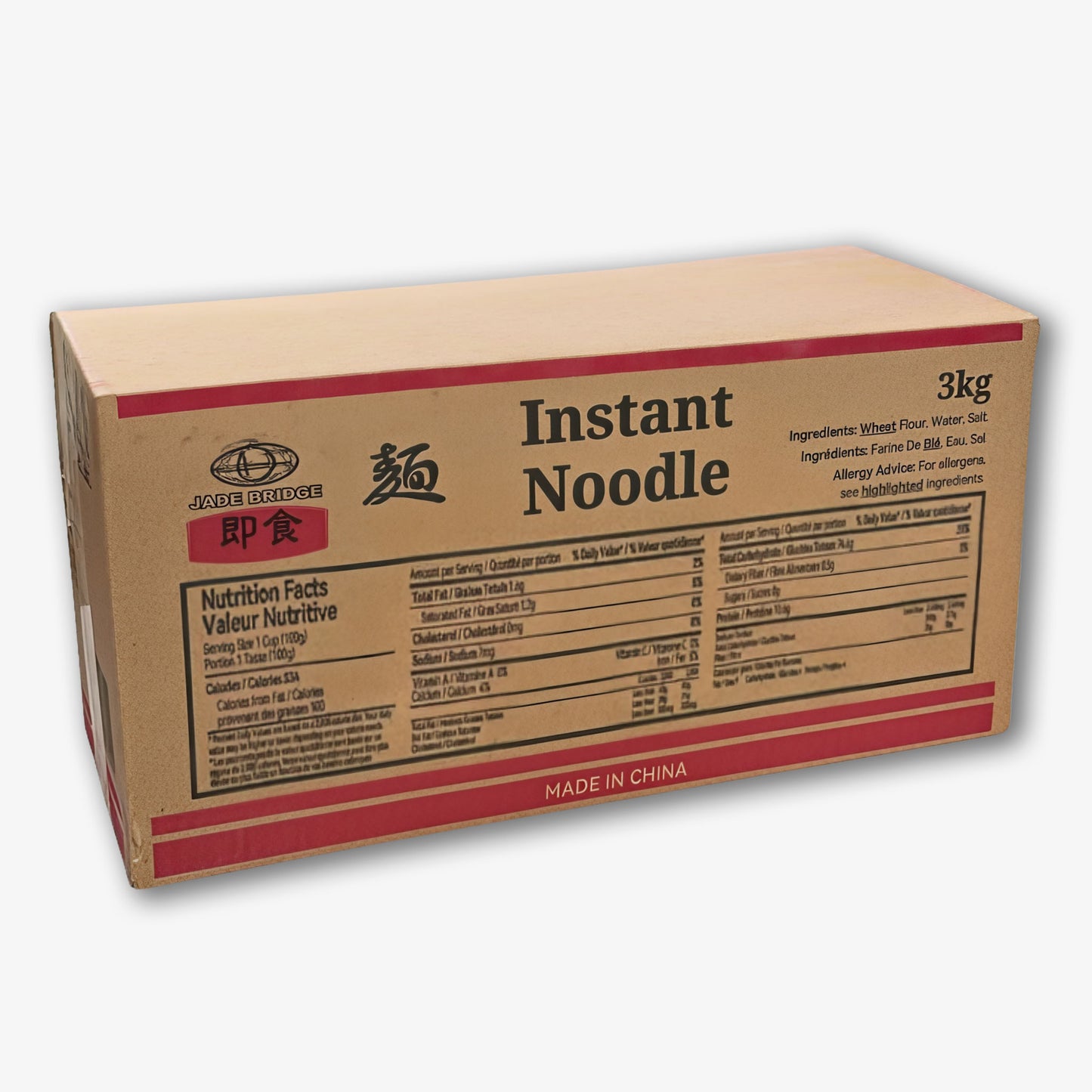 Jade Instant noodle 3kg/ctn