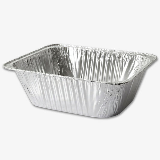 Aluminiumform GN 1/2 5.2L Typ53 med lokk 100 stk til catering og storkjøkken