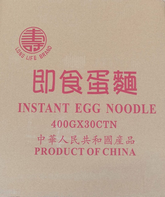 LONG LIFE Instant egg noodle 30x400g / 50x400g