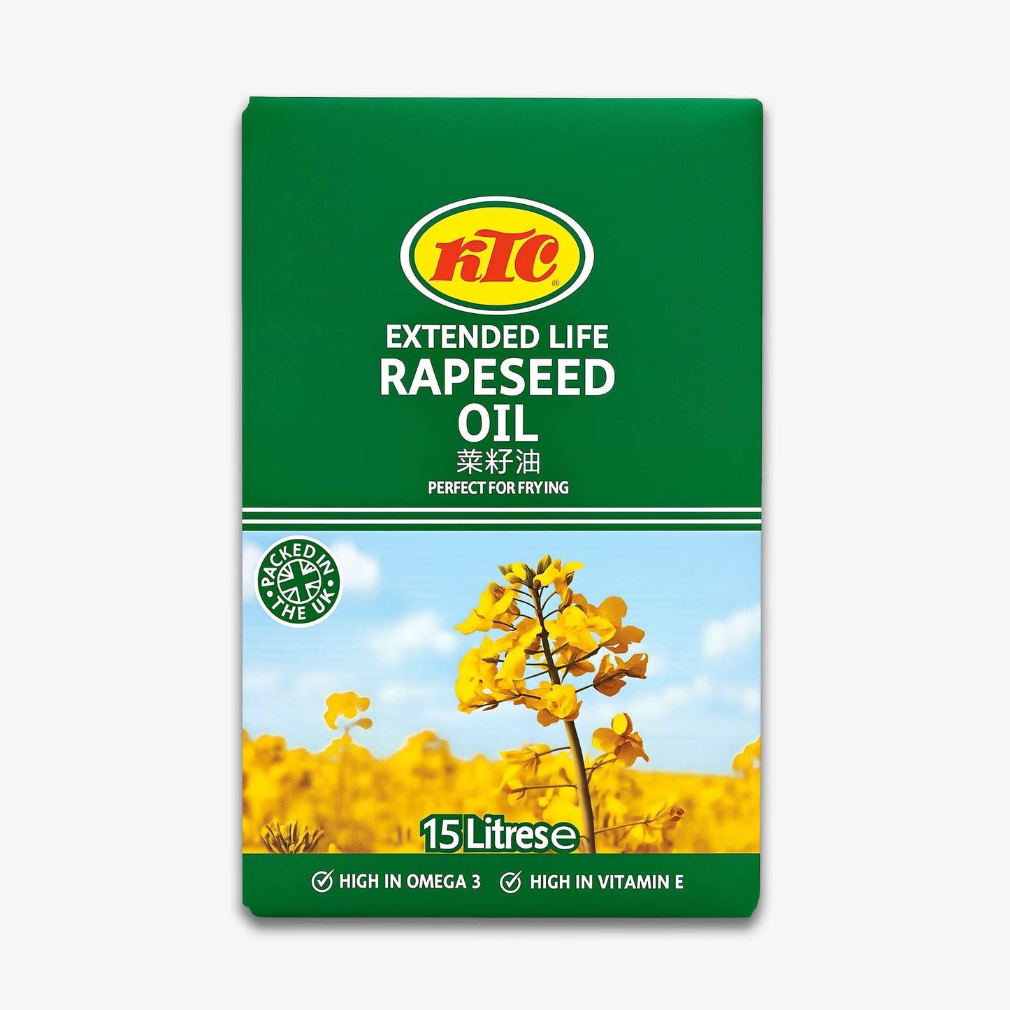 Rapsolje 15 liter fra KTC – frityrolje til steking og matlaging