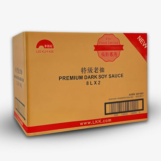 Lee Kum Kee Dark Soya mørk soyasaus 2x8L dunk til restaurant og storkjøkken